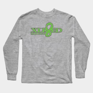 xlr8ed_logo_neon_green_w_blk_stroke Long Sleeve T-Shirt